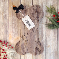Personalized Chestnut Brown Fur Dog Christmas Stocking
