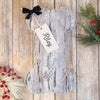 Personalized Grey Fur Dog Christmas Stocking